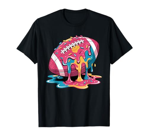 Football Drip Ice Cream T-Shirt