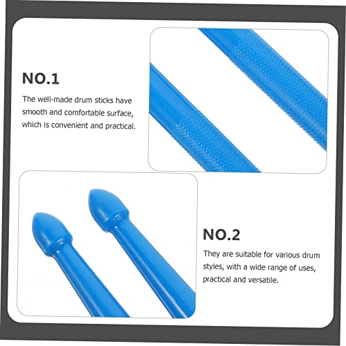 Baquetas Dobles de Nylon para Batería con Punta de Fieltro miniatura 5