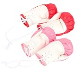 Toddmomy 2 Paar Box-Mini-Boxhandschuhe Rote Boxhandschuhe Rosa Deko Auto-Dekoration Feiertags-Hängeornament Kostüm Boxhandschuhe Auto-Hängezubehör Mini-Boxhandschuhe Rosa