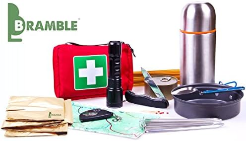Bramble - 10 Large Multi-Purpose Insulated Foil Emergency Blankets - 210x160cm