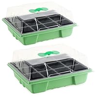 4 Serre Da Interni Riutilizzabili - Con 12 Celle, Coperchio Rialzato, Per Piante, Erbe E Ortaggi - Foto 9