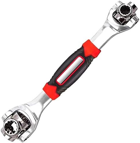 ZHENGTU 48 in1 Spanner Socket Wrench Torx Multifunction Universal Tool kit (Silver)