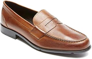 Rockport mens Classic Penny Loafer, Cognac, 12 W US