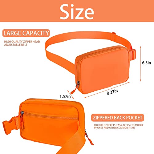 Image of Belt bag Fanny pack crossbody bags for women Everywhere belt bag (Orange)