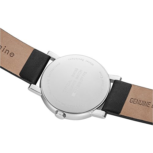 Mondaine SBB Evo Big Date 40mm A627.30303.11SBB Reloj de pulsera Cuarzo Hombre correa de Cuero Negro