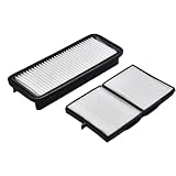 FLTRUCKTOP K7711-88380 T1855-71600 Cab Air Filter Kit Compatible with Kubota RTV1100CR RTV1100CR9 RTV1100CRX RTV1100CW RTV1100CW9 RTV1100CWX Utility Vehicle Air Conditioner Duct Blower