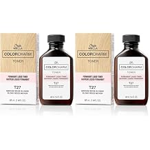 COLORCHARM Permanent Liquid Toners| Neutralize Brass| Free of Parabens| Vegan| T27 Medium Beige Blonde| 1.4 Fl Oz