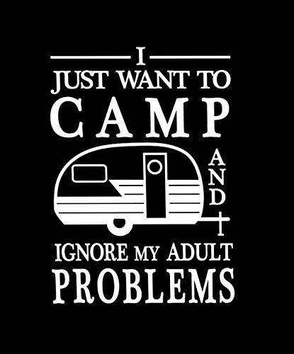 Sticker voiture camping vinyle étanche pour road trip