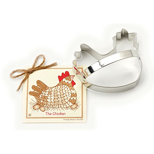 Ann Clark Cookie Cutters Chicken Cookie Cutter, 4.5