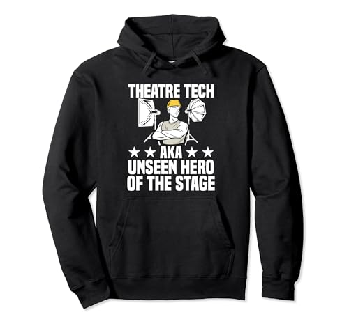 Kit de equipo de teatro Staghand Stage Technician Theatre Tech Sudadera con Capucha