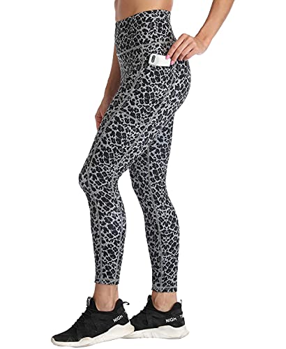 Amazon Essentials Yoga High Waist Leggings For Women Workout Soft Athletic Tummy Control Pant With Pockets 1362-White Leopard Print-Xxl #TOP1