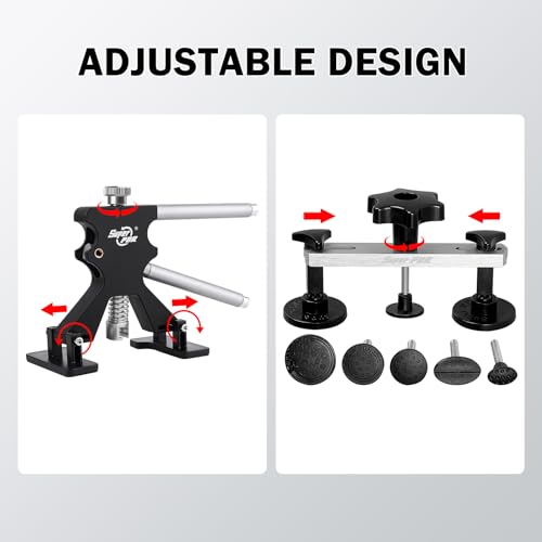 Super PDR Kit extrator de amassados, kit de reparo de amassado sem pintura de 84 peças para carro, f