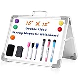 🎁LEICHT ZU SCHREIBEN WIPE CLAEN - Die magnetische trockene Löschweiß-Platte verfügt über eine glatte, mit trockenem Löschmagnet, flache Arbeitsfläche, die für ein sehr glattes Schreiberlebnis sorgt und leicht abwischen wird.