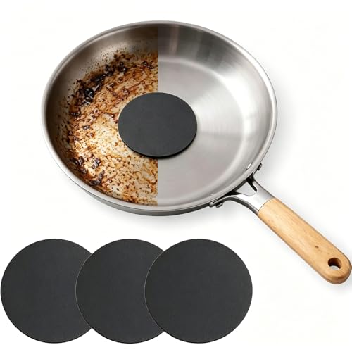 3PCS Steel Sponges for Stainless Steel Cookware & Surfaces