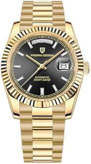 Pagani Design Men's Automatic Mechanical Watch, NH36A Calibre, DD40 AR Sapphire Glass, 100 Metres Water Resistant, Classic Casual Sport Watch, 40mm Bezel PD-1783