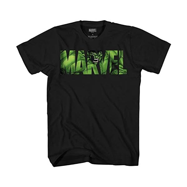 Marvel Logo Fill Adult Graphic Tshirt for Men