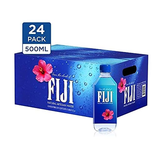 3 set Fiji Natural Artesian Water, 16.9 Oz, Pack of 24 Bottles