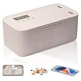 KBIBCK Caja con Temporizador y Bloqueo Seguro, Taquillas temporales seguras, Caja de seguridad de autocontrol, Ideal para Teléfonos, Snacks, Medicinas y Control de Hábitos