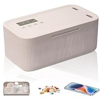 KBIBCK Safe Timed Lock Box, Handy Safe mit Zeitschloss, Handy Gefängnis mit Timer, Zeitverriegelungsbehälter mit 2 Arbeitsmodus, Patientenmedikation, Suchtmanagement, 23,9x13,1x 9,6 cm