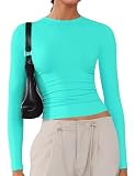 Avec leur silhouette ajustée et extensible, ces chemises décontractées unies sont idéales à assortir avec des pantalons cargo, des shorts, des jeans, des jupes, des pantalons de yoga pour un look Y2K décontracté mais à la mode