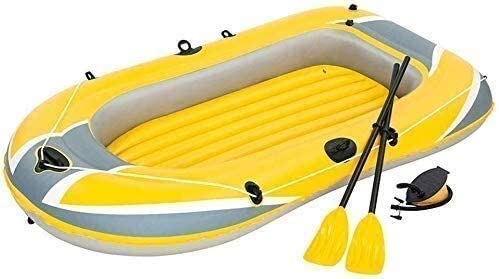 NOALED Kayak Inflable Bote Inflable De Triple Grueso Bote Kayak Bote De Cuero Hovercraft Doble Inflata.