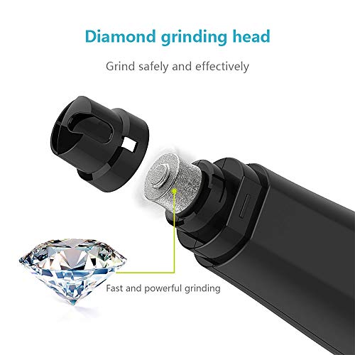 Triturador de unhas para animais de estimação recarregável USB Aparador sem fio elétrico baixo ruído