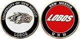University of New Mexico Challenge Coin- New Mexica Lobos Collectible Coin, College Team Fan Coins