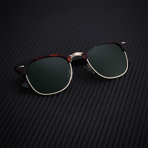 Polarized Sunglasses for Men Women Semi-Rimless Frame Classic Sunglasses Driving Fishing Glof Sun Glasses 3 Pack3
