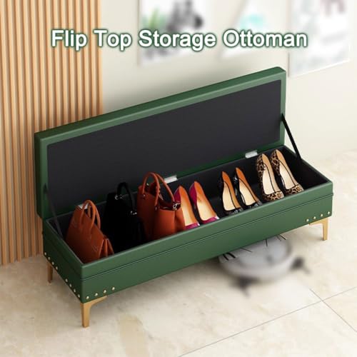 Banc de rangement rectangulaire chambre coffre de rangement entrée
