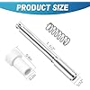 Nkiy Quen 30 Pack Window Screen Plunger Latches with Caps-5/32
