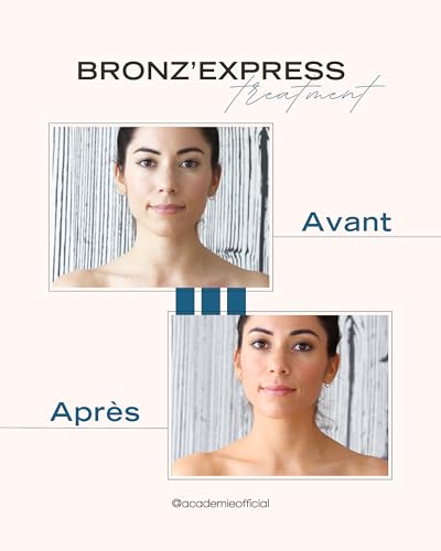 BRONZ'EXPRESS Loción Autobronceadora Intensa Facial y Corporal 150 ml Bronceado Profundo Uniforme con Color sin Manchas Fórmula Francesa Premium para Todo Tipo de Pieles - imagen 3