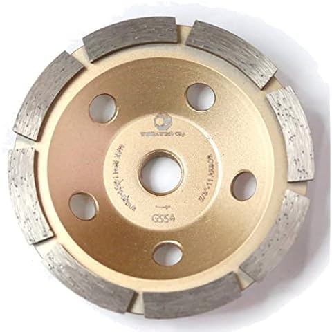 Whirlwind USA 4 Inch Concrete Diamond Grinding Wheel for Angle Grinder for Polishing and Cleaning Stone Concrete Surface, Cement, Marble, Granite with 5/8-Inch 11mm Thread(4"-GSS) Cover