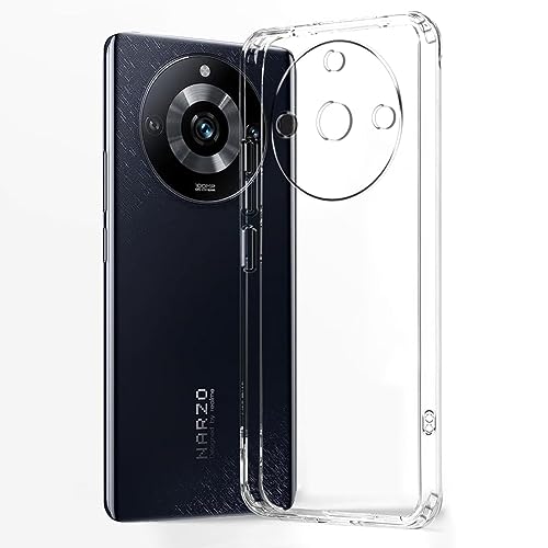 Image of Dashmesh Shopping Transparent Back Case Cover for Realme Narzo 60 Pro 5G / Realme 11 Pro 5G / Realme 11 Pro Plus 5G (Soft Silicone & Flexible & Camera Protection Back Case)