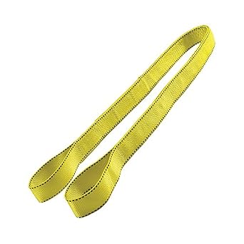 LIFTEX - Trusted Since 1955 | Polyester Lifting Sling | 2" x 8, 1-Ply Flat Eye 3200lbs Vertical, 2560lbs Choker, 6400lbs Basket | Made in USA | Lifting Rigging Moving Towing Hoisting