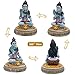 Hindu God Lord Shiva Statue - 3.8”H Indian Idol Shiva for Car Dashboard Decor Diwali Murti Item Home Office Temple Mandir Shrine Altar Pooja Decor India Diwali Puja Gifts for Friends Relative