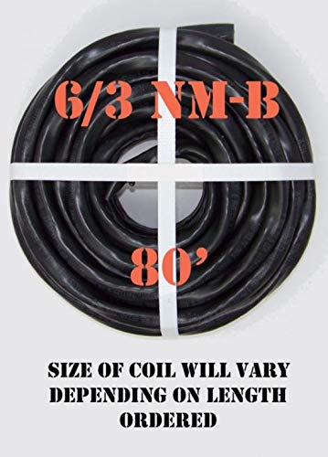 Cable Cabana 6/3 NM-B, Non-Metallic Sheathed Cable With Ground (80')