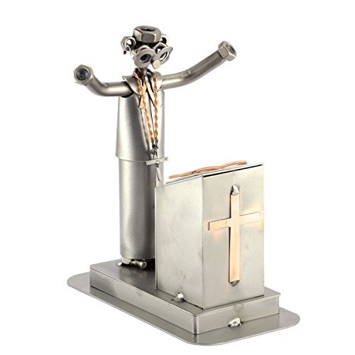 Steelman24 I Sacerdote I Made in Germany I Idea para Regalo I Figura de metalo