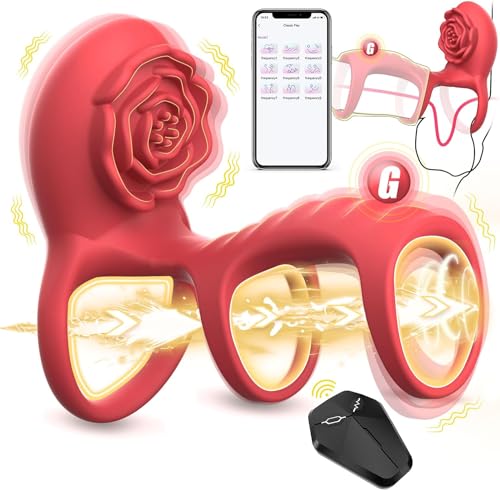 Anillo Vibradorador Pene Clítoris Juguetes Eróticos Para Pareja Sexuales, Anillo Vibrador Mando Distancia 9 Modos Anillo Pene Masculino Ereccion Vibradorador Hombre Juguetes Sexuales