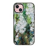 CASETiFY インパクト iPhone 15 Plus ケース [MIL規格準拠 (4x MIL-STD-810G)/2.5mからの落下試験をクリア/MagSafe に対応] - Wild Squill Flowers - ブラック