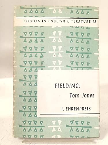 Fielding's "Tom Jones" (Study in English Litera... 0713150963 Book Cover