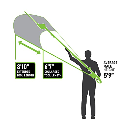 Earthwise Power Tools By Alm LPHT12022 Volt 20-Inch Cordless Pole Hedge Trimmer thumb #1