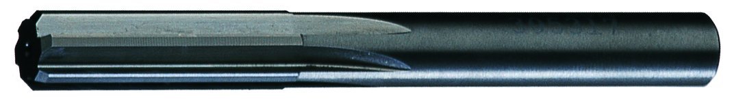 Cleveland C50157 Through-Hole Chucking Reamer, Straight Flute, Round Shank, Uncoated (Bright) Finish, 3/16" Size (Pack of 1)