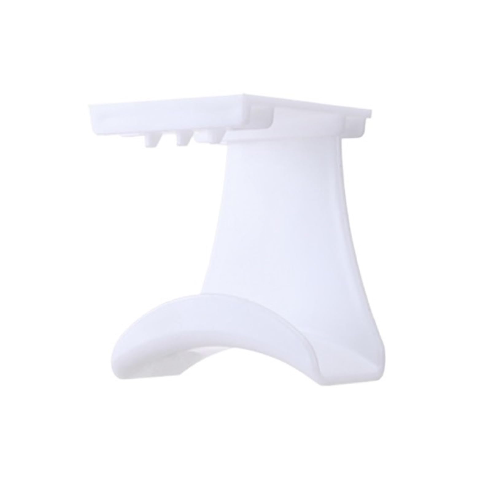 Supporto Cuffie Camera da Letto Supporto for Cuffie Gancio in Metallo Satinato for Semplice in Silicone Antiscivolo Accessori per Il Gioco(White)
