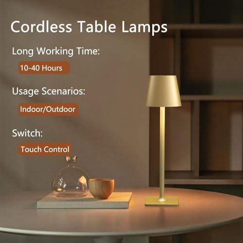 2-Pack-Rechargeable-Table-Lamps-Gold-Cordless-Lamps-Battery-Operated-Touch-Lamp-Outdoor-Table-Lights-Waterproof-Wireless-Portable-Desk-Lamp-for-Restaurant-Bedroom-PatioGold