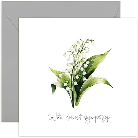 Old English Co. Floral Sympathy Card Cover