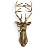 UITWMKTG Gold Animal Head Wall Decor Wall Sculpture Home Decor Statue for Living Room...