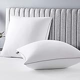 Weich und Bequem: Die Kissen besteht aus hochwertigen 3-D und 7-D Mikrofasern, mit den genügenden Kissenfüllung ist das Kopfkissen weich, aber formstabil. Gleichzeitig bieten das Kissen sanften Halt für Kopf und Hals, und ein komfortables Liegegefühl.