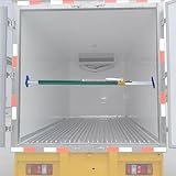 Ratcheting Cargo Bar with Non-Slip Pad & Spring Design - Universal Cargo Bar for Pickup Truck Bed - Adjustable Aluminum Truck Bed Bars to Stop Sliding - Suvs/Vans/Cars Use(Green 1pc,2.37~2.73)