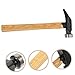 FIXOSHEE Shoe Repairing Hammer Wooden Handle Portable Leather Tack Tool for Shoe Making and Repair Lightweight Design for Easy Use and Storage