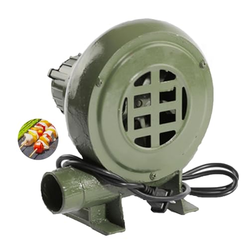 Soplador eléctrico para fragua de herrero - 220 V, pequeño, para barbacoa, estufa de carbón, bomba centrífuga para barbacoa, ventilador para fragua de carbón, para cocinar al aire libre, camping, ba